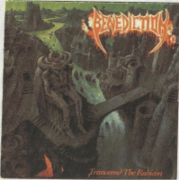 BENEDICTION Transcend The Rubicon BEDRUCKTER AUFNAEHER 10 cm x 10 cm
