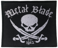 METAL BLADE RECORDS - Pirate Logo Est. 1982 - 8,3 x 10 cm - Patch