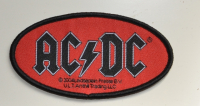AC/DC Oval Logo Patch - 4,7 cm x 9,2 cm