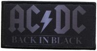 AC/DC - Back In Black - 5,1 x 10,1 cm - Patch