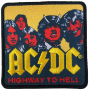AC/DC - Highway To Hell Alt Colour - 8,8 x 8,7 cm - Patch