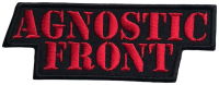 AGNOSTIC FRONT - Cut Out Logo - 3,2 x 9,8 cm - Patch