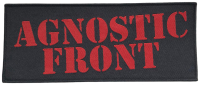 AGNOSTIC FRONT - Logo - 4,1 x 9,8 cm - Patch