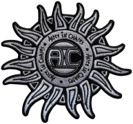 ALICE IN CHAINS - Sun Logo B&W - 12,8 x 14 cm - Patch