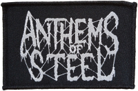 ANTHEMS OF STEEL - Logo - 6,4 cm x 9,8 cm - Patch