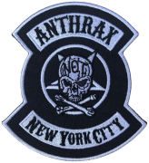 ANTHRAX - NYC - 9,2 x 8,4 cm - Patch