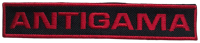 ANTIGAMA - Red Logo - 2,5 x 13,9 cm - Patch