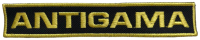 ANTIGAMA - Yellow Logo - 2,5 x 13,9 cm - Patch