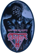 ASPHYX - Last One On Earth - Dark Blue Border - 13,5 x 9,1 cm - Patch