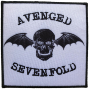 AVENGED SEVENFOLD - Classic Deathbat Negative - 10,1 x 10,1 cm - Patch