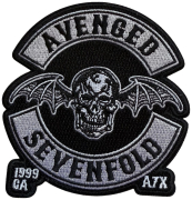 AVENGED SEVENFOLD - Deathbat Crest Cut Out - 10 x 9,9 cm - Patch
