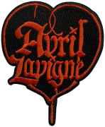 AVRIL LAVIGNE - Heart - 8,9 x 7,4 cm - Patch