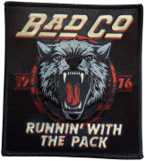 BAD COMPANY - Runnin' With The Pack - 10,1 x 9,1 cm - Patch
