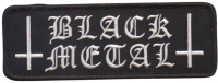 BLACK METAL - 15 cm x 5,3 cm - Patch
