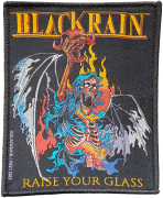 BlackRain - Raise Your Glass - 10,4 cm x 8,9 cm - Patch