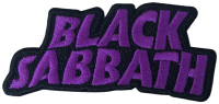 BLACK SABBATH - Cut-Out Wavy Logo - 3,7 x 8,1 cm - Patch