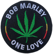 BOB MARLEY - Leaf - 7,4 cm - Patch