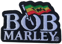 BOB MARLEY - Logo - 5,6 x 8 cm - Patch