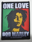 BOB MARLEY - One Love - 8,2 cm x 10,4 cm - Patch