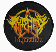 BURNING WITCHES - Inquisition Logo - 9,6 cm - Patch