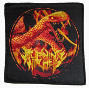 BURNING WITCHES - Snake - 9,9 x 10 cm - Patch