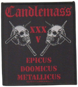 CANDLEMASS - Epicus Doomicus Metallicus 35th Anniversary - 9,3 cm x 10 cm - Patch