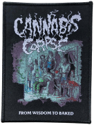 CANNABIS CORPSE - From Wisdom To Baked - Black Border - 11,9 x 9 cm - Patch