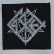 CASKET - Silver Logo - 7,9 cm x 8,4 cm - Patch