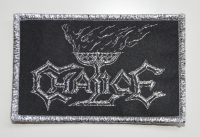 CHALICE - Logo - Silver Border - 10,2 cm x 6,6 cm - Patch