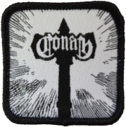 CONAN - Hammer - Black Border - 4 cm x 4 cm - Patch