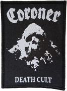 CORONER - Death Cult - 7,5 cm x 10,1 cm - Patch