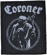 CORONER - Punishment For Decadence - 10,2 cm x 12,2 cm - Patch