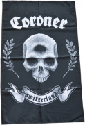 CORONER - Reborn - 103 cm x 65 cm - Textile Poster Flag