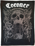 CORONER - Skull - 9,7 cm x 7,4 cm - Patch