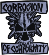 CORROSION OF CONFORMITY - Skull Logo - 8,1 cm x 9,1 cm - Patch