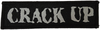 CRACK UP - Classic Logo - 9,8 cm x 3 cm - Patch