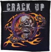 CRACK UP - Heads Will Roll - 9,3 cm x 10 cm - Patch
