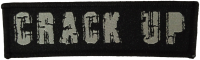CRACK UP - New Logo - 9,8 cm x 3 cm - Patch
