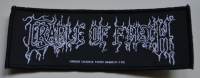 CRADLE OF FILTH - Logo - 15 cm x 5,5 cm - Patch