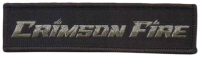 CRIMSON FIRE - Logo - 10 cm x 2,6 cm - Patch