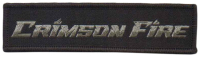 CRIMSON FIRE - Logo - 10 cm x 2,6 cm - Patch