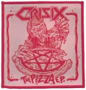 CRISIX - The Pizza E.P. Box - 10,1 cm x 10,3 cm - Patch