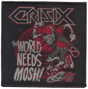 CRISIX - The World Needs Mosh Pogo Dancer - 9,8 cm x 9,8 cm - Patch