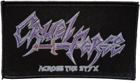 CRUEL FORCE - Across The Styx Logo Black - 11 cm x 6,6 cm - Patch