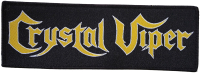CRYSTAL VIPER - Yellow/White-Logo / 6,6 cm x 19,4 cm - Patch