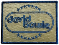 DAVID BOWIE - Oval And Stars - 7,8 x 10,2 cm - Patch