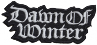 DAWN OF WINTER - Cut Out Logo - 10,1 cm x 5 cm - Patch