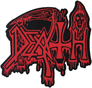 DEATH - Logo Cut Out - 8,7 cm x 9,8 cm - Patch