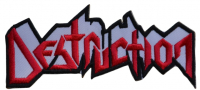 DESTRUCTION - Logo Cut-Out - 12,2 cm x 5,8 cm - Patch