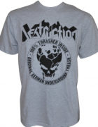 DESTRUCTION - 100 % Thrasher - Black-Print on Grey-Gildan-T-Shirt